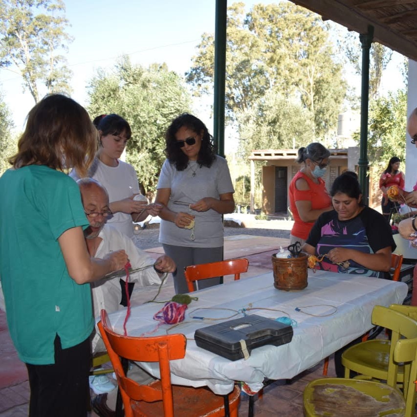terapia de ganchillo taller de atrapa sueños de palo eventos a