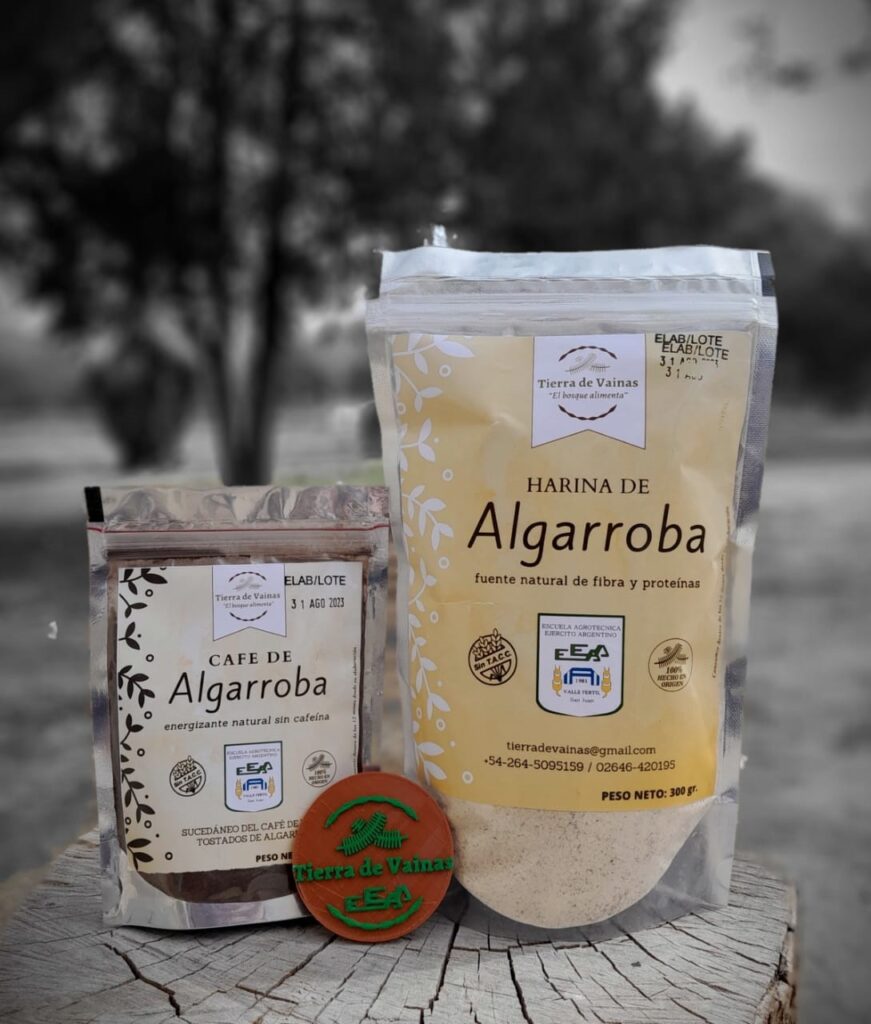tierra de vainas agrotecnica valle fertil algarroba algarrobo productos harina cafe