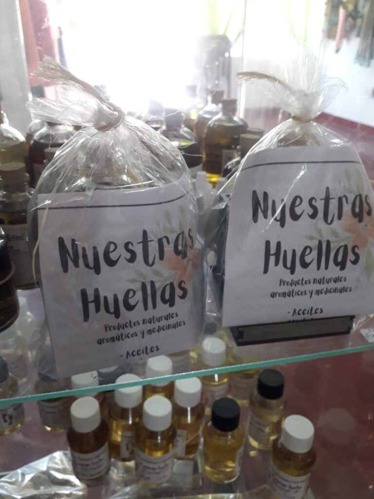 aceites nuestras huellas producto artesanal