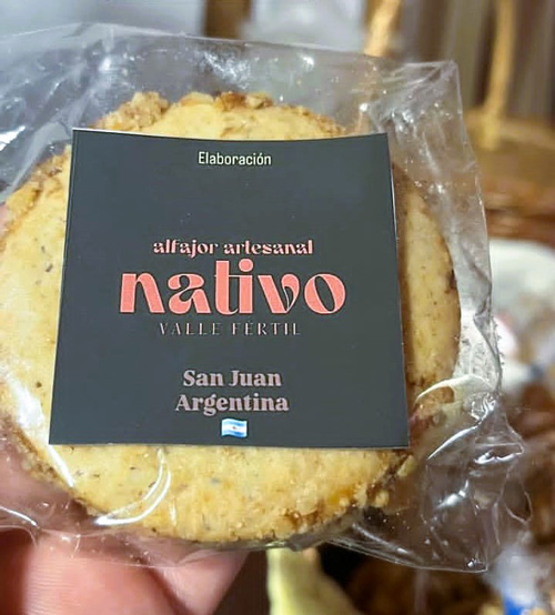 alfajores de algarroba nativo