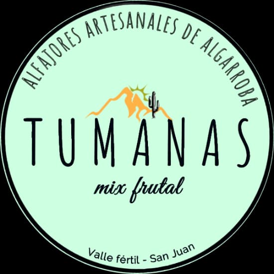 etiqueta alfajor mix frutal las tumanas